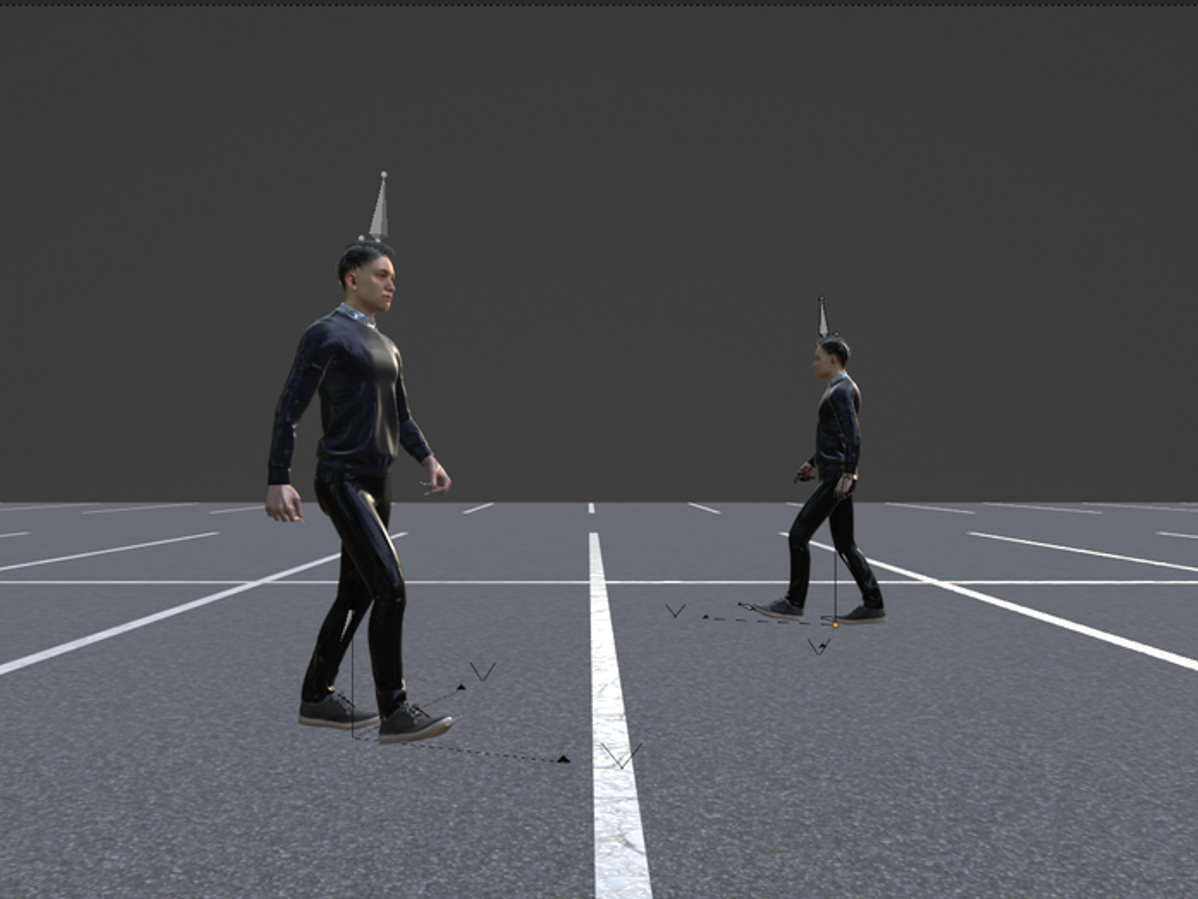 Simulated digital twin scene 1