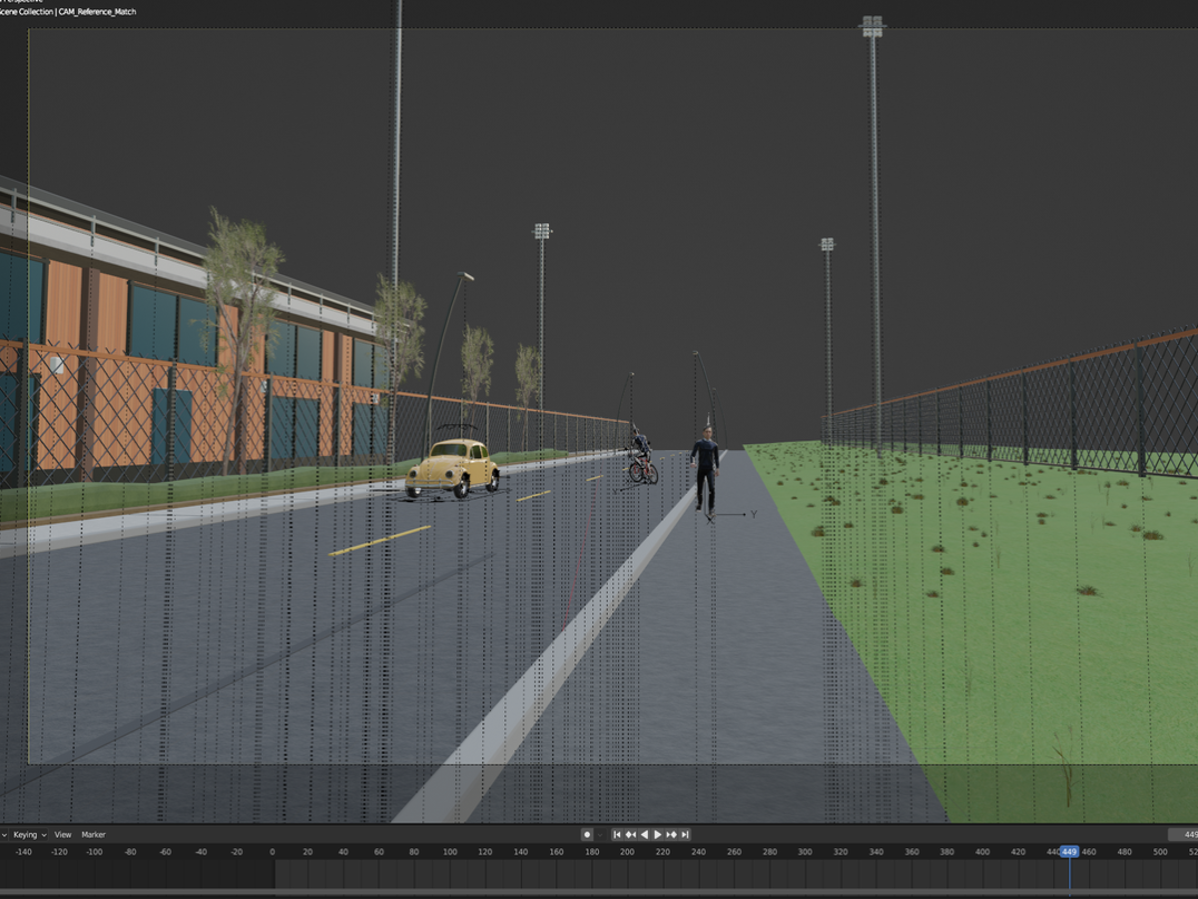 Simulated digital twin scene 2