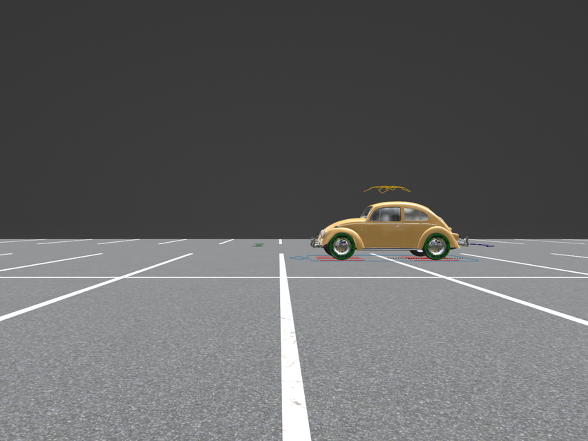 Simulated digital twin scene 3